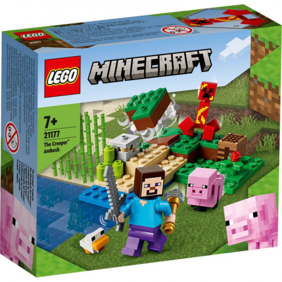 Lego Minecraft La Emboscada del Creeper (21177) - Híper Ocio