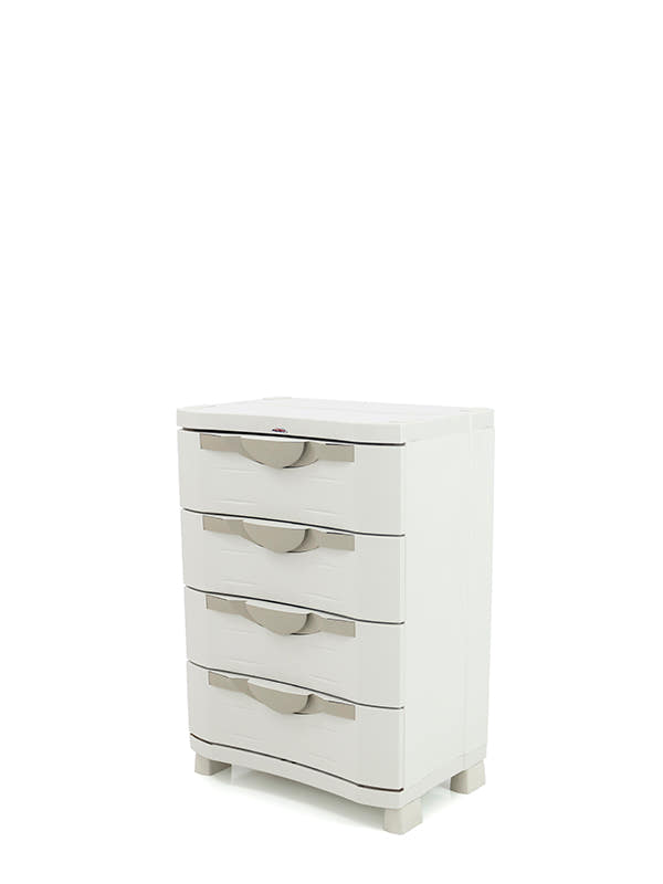 Plastiken Cajonera 70cm Space Saver Beige (92170P) - Híper Ocio