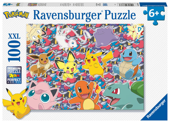 Puzzle Ravensburger 100 piezas XXL Pokémon piezas grandes para niños desde 6 años