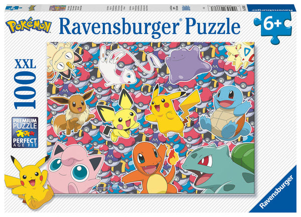 Puzzle Ravensburger 100 piezas XXL Pokémon piezas grandes para niños desde 6 años
