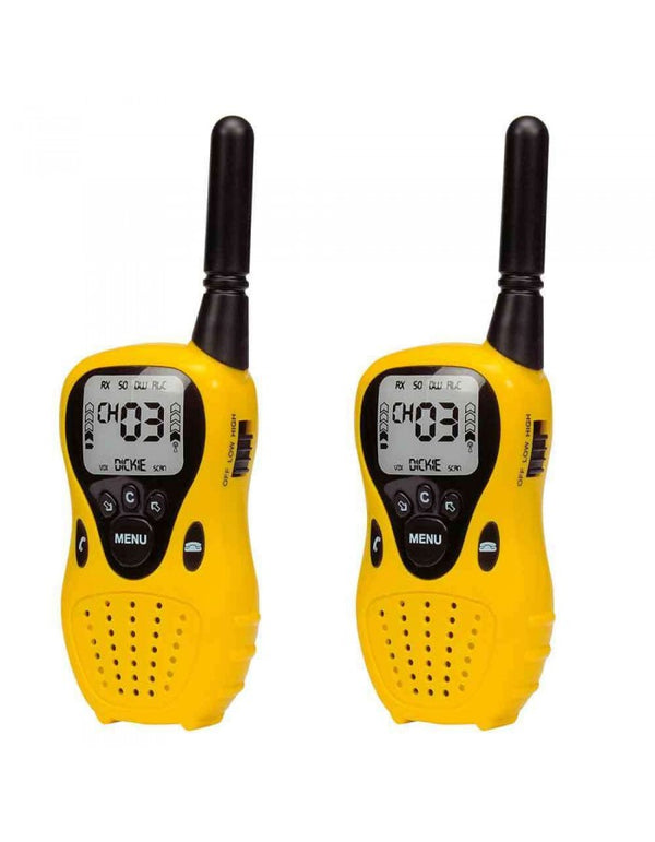 Vista frontal del walkie Simba con antena flexible

