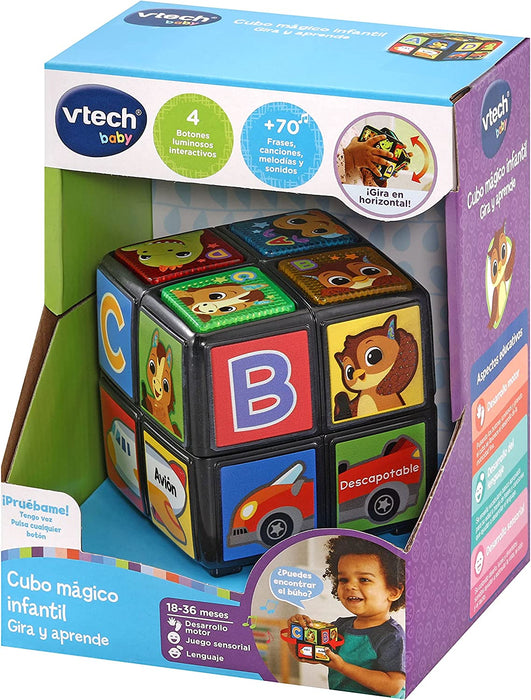 Vtech Cube magique pour enfants Tournez et apprenez (558422)