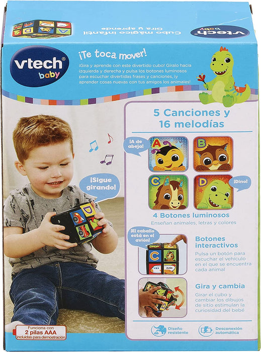 Vtech Cubo Magico Infantil Gira y Aprende (558422)