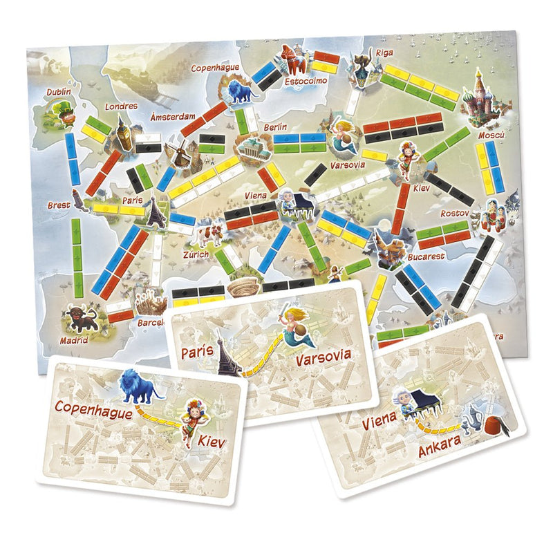 Un juego de mesa Asmodee ¡Aventureros al tren! El Primer Viaje.