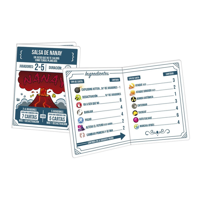 Asmodee Exploding Kittens Recetas del desastre (EKIRFD01ES)