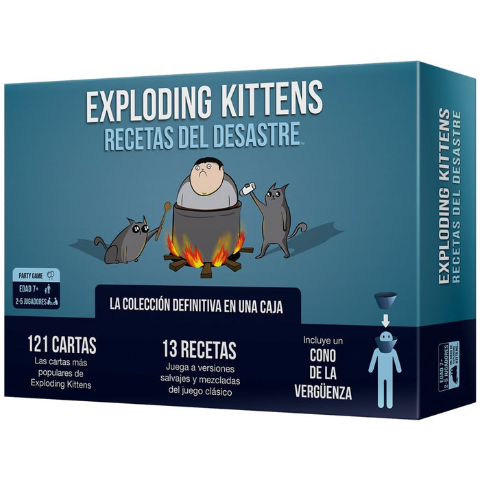 Asmodee Exploding Kittens Recetas del desastre (EKIRFD01ES)