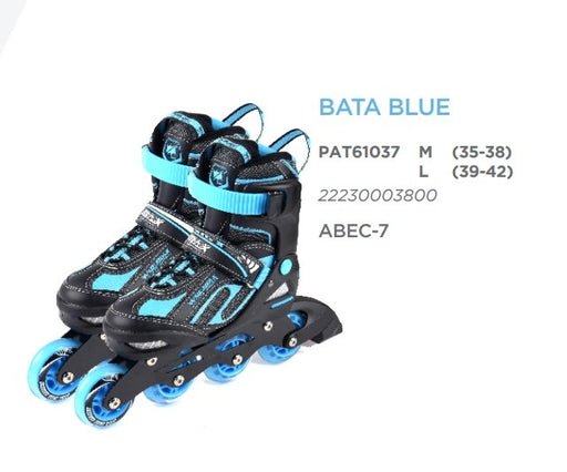 Atipick Patin en linea extensible Mod. Bata Blue Talla L 39-42 (PAT61037L)