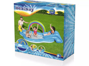 Bestway Piscina centro de actividades y juegos con arcoiris (53092000)