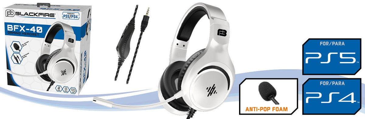 BLACKFIRE Auriculares Gaming Headset BFX-40 para PS5 y PS4