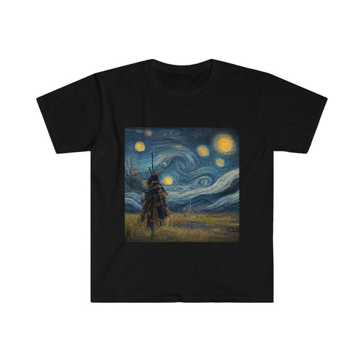Camiseta "Samurai en la noche estrellada"