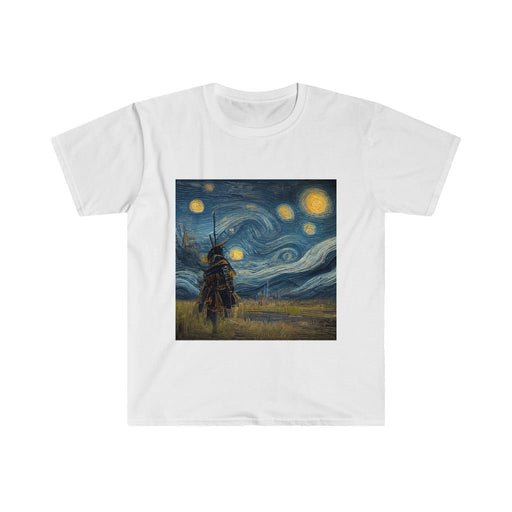 Camiseta "Samurai en la noche estrellada"