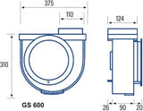 Cata Extractor Modelo GS-600 (GS600)