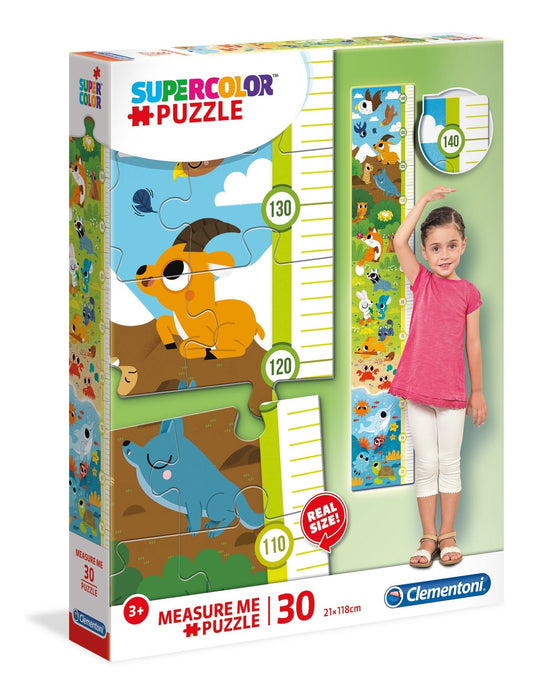 Clementoni- Puzzle Metro 30 Piezas Maxi Los Animales y su Habitat (20329)
