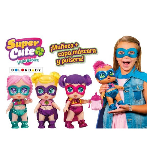 ColorBaby Muñecas Super Cute Little Babies con Disfraz de Superheroinas (COLORBABY-46764)