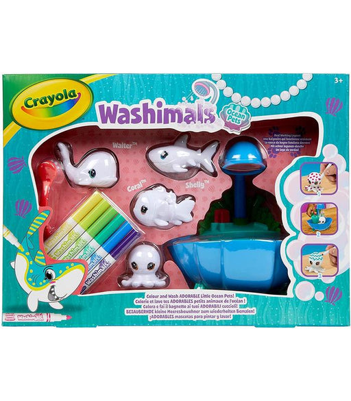 Crayola Washimals Oceans Pet Set 4 Mascotas (747454)