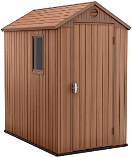 Curver Caseta de jardín efecto madera 245957