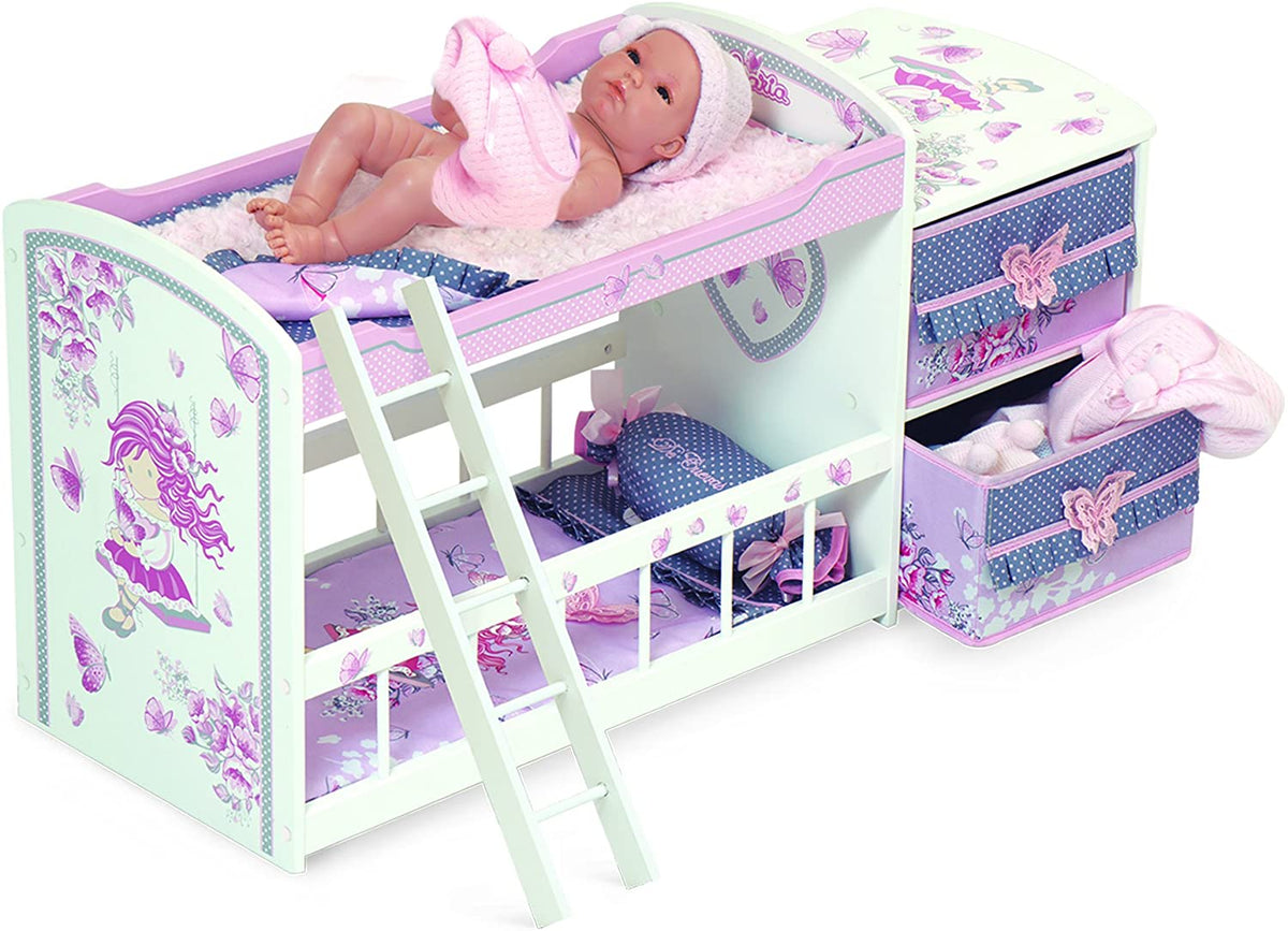 DeCuevas toys CUNA-CAMBIADOR DE MADERA