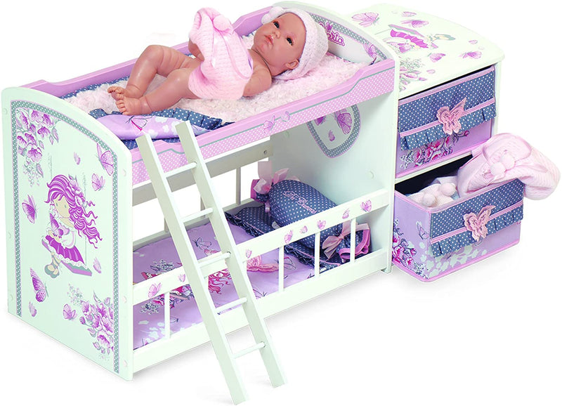 DeCuevas toys CUNA-CAMBIADOR DE MADERA