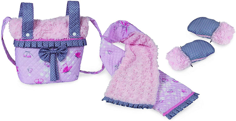 DeCuevas toys SET: BOLSO + BUFANDA + MANOPLAS