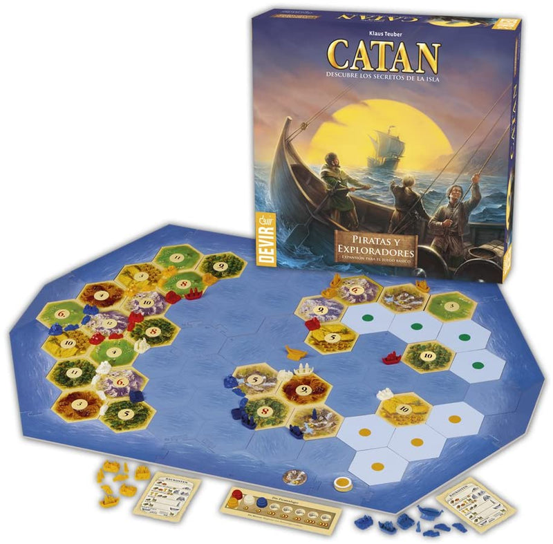 Devir Catan Expansión Piratas y Exploradores (BGPIREX) Devir