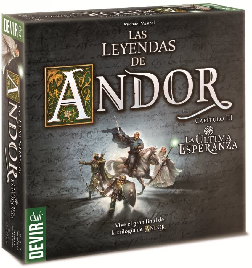 Caja del juego Las leyendas de Andor, la última esperanza de Devir