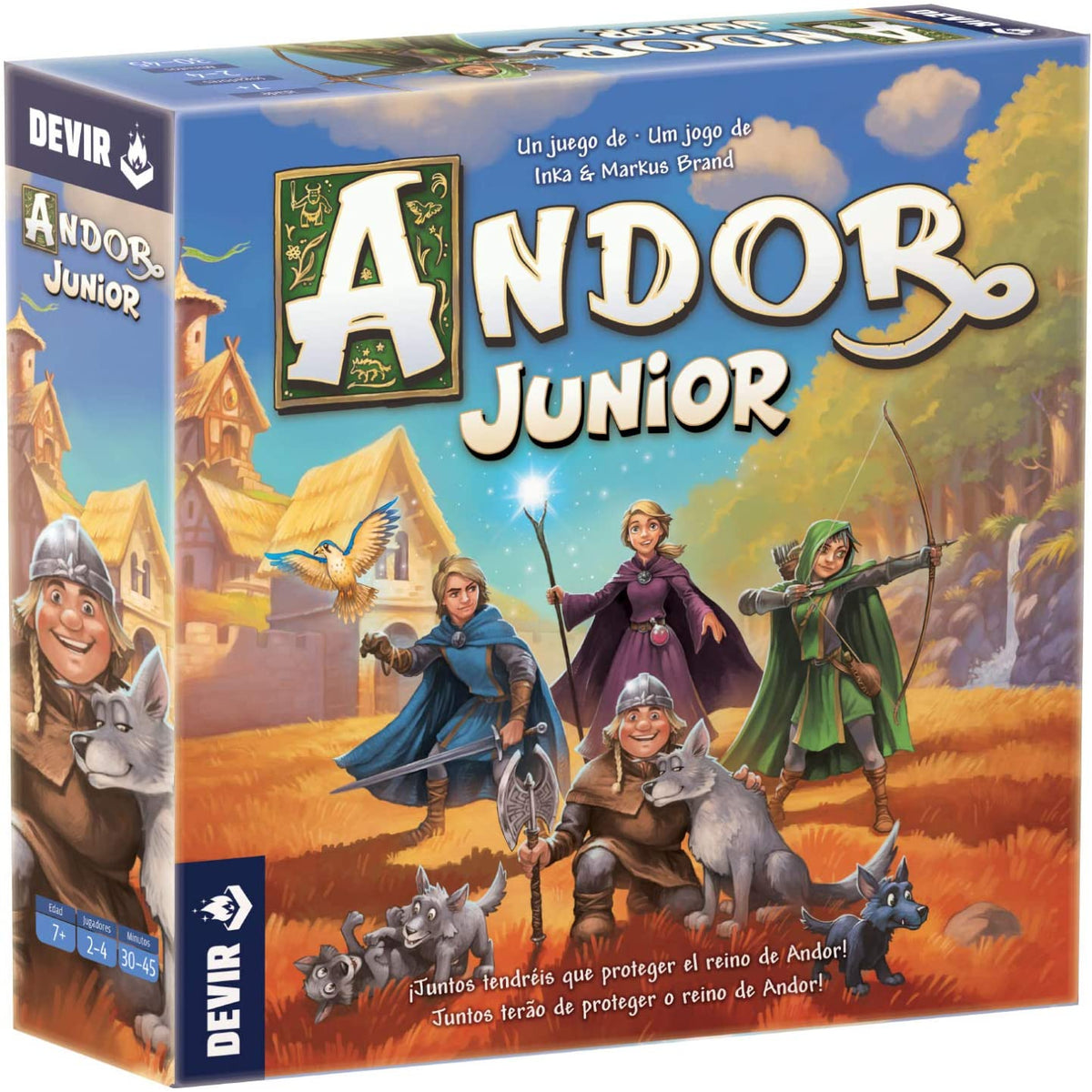 Caja del juego Leyendas de Andor Junior de Devir