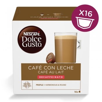 Dolce Gusto Café con Leche Descafeinado 16 Capsulas (7613035397934)