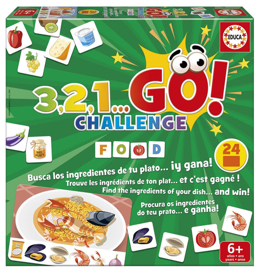 Educa 3, 2, 1 Go Challenge Food (19392)