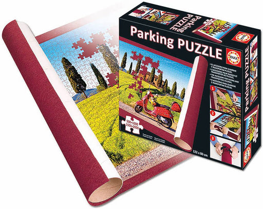 Educa Borrás - Parking Puzzle - Tapiz para enrollar tus puzzles (17194)