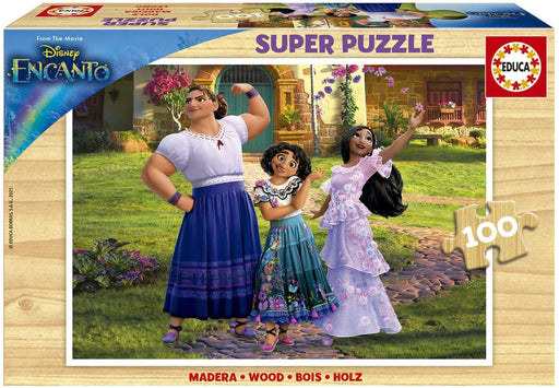 Educa Borrás - Puzzle 100 Piezas Encanto Disney MADERA (19199)