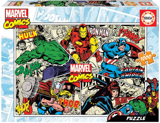 Educa Borrás - Puzzle 1.000 piezas Serie Marvel, Marvel Comics (18498)