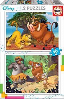 Educa Borrás - Puzzle 2x20 Disney Animals (18103) Educa Borrás