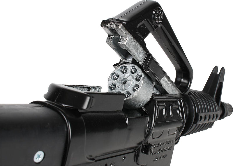 arma de juguete tipo comando color negro
