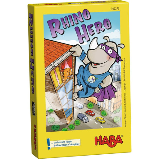 Haba Juego de Mesa Faimiliar Rhino Hero (HABA-H302273)