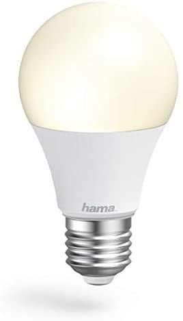 Hama Bombilla Inteligente E27 10W Blanca regulable (176584)