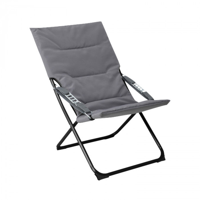 Hidalgo's Tumbona Acolchada Gris Acero (76117)