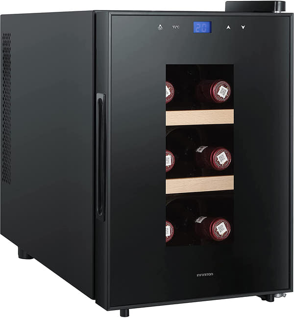 Vinoteca Infiniton WCL-6B, 6 botellas, 20L, tecnología termoeléctrica.