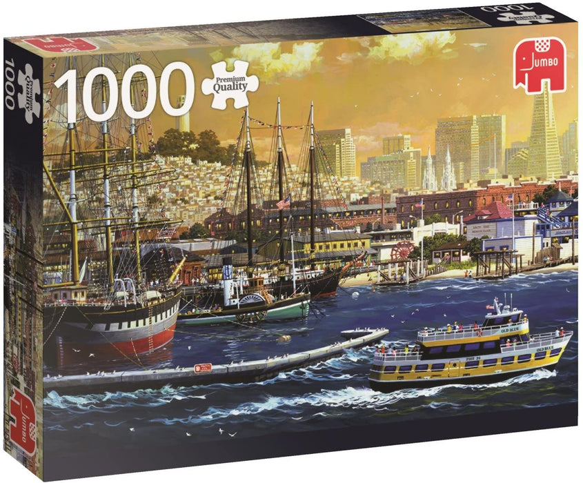 Jumbo Puzzle 1000 El Puerto de San Francisco, EE.UU. (DISET-618552)