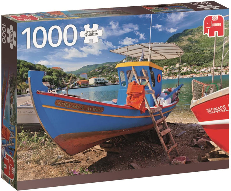 Jumbo Puzzle 1000 Greek Lake Lago Griego (DISET-618332)