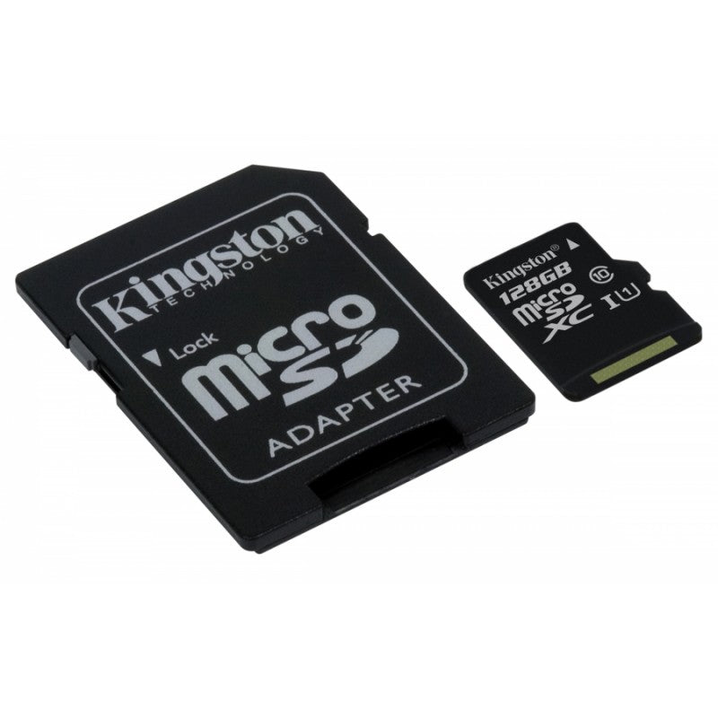 Kingston Memoria Micro SDHC 128GB con adaptador (27482)