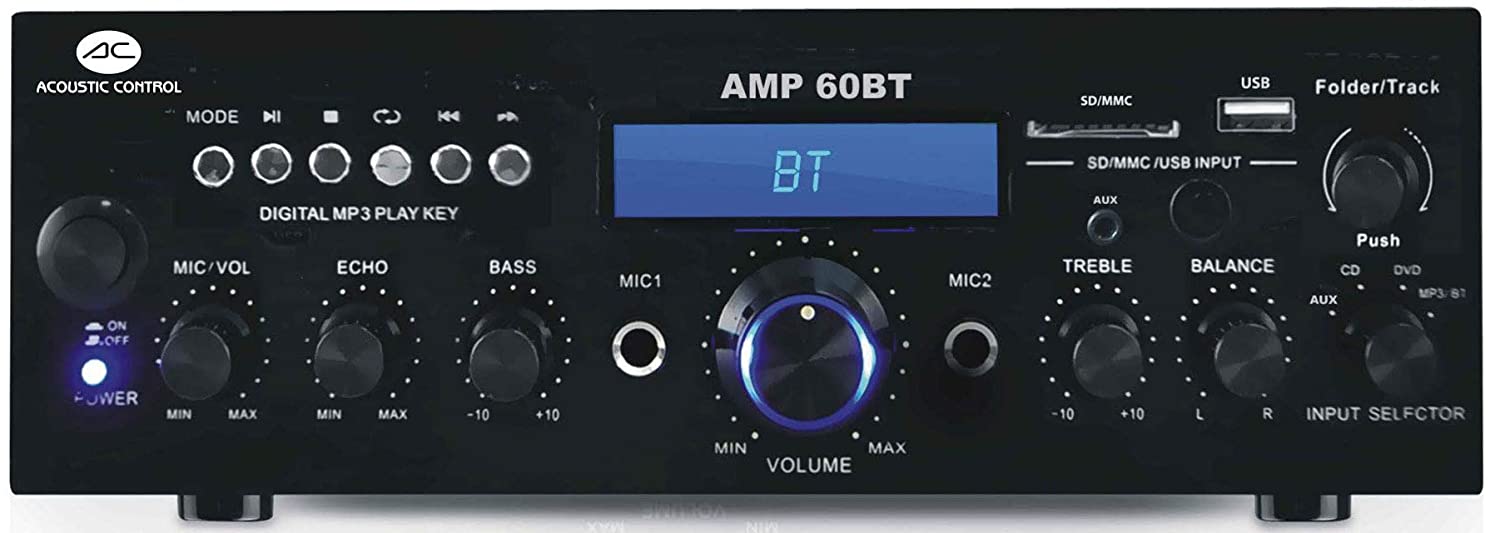Kinson Amplificador (AMP60BT) Acoustic Control