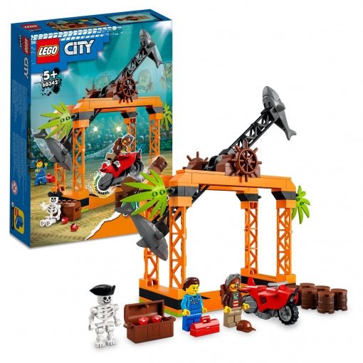 Lego City Desafio Acrobatico Ataque de Tiburon (60342)