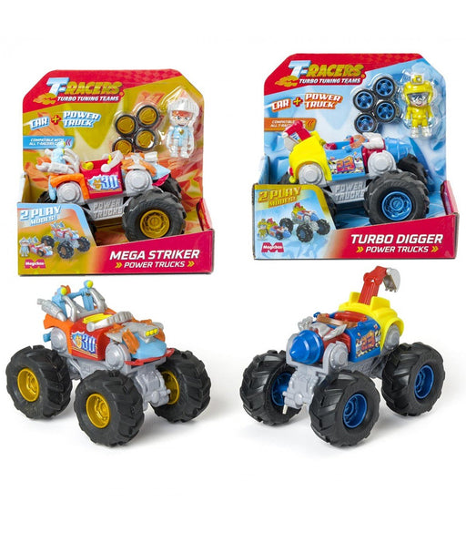 Magic Box T-racers Playset Power Truck Turbo Digger (PTRSP118IN00)