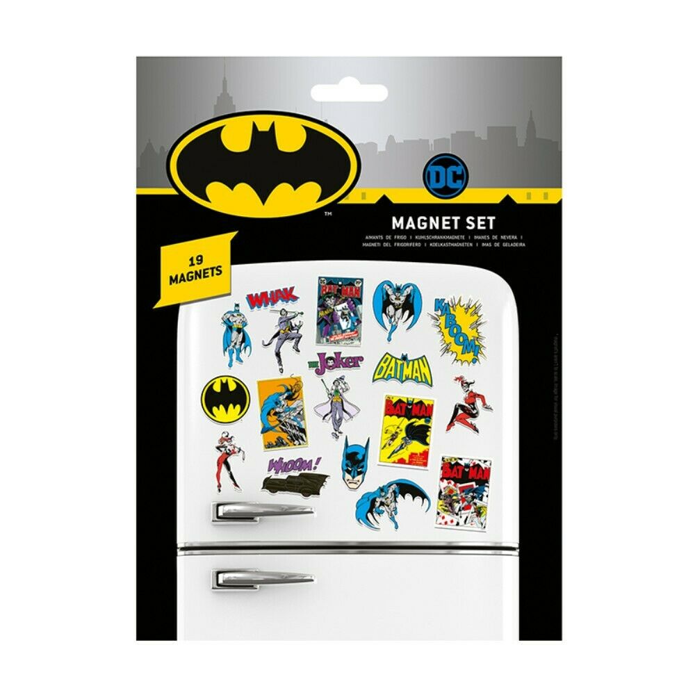 Marvel Dc Set 19 imanes retro Batman