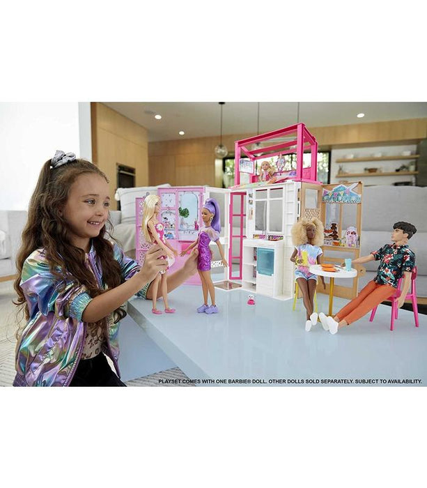 Mattel Barbie Casa 2 pisos (HCD48)