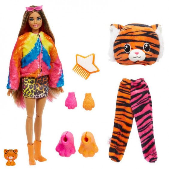 Mattel Barbie Cutie Reveal Animales de la Jungla Tigre (HPK990)