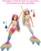 Mattel Barbie Dreamtopia Sirena Arcoiris Magico Cambia de Color con el Agua (GTF89)