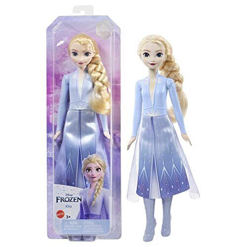 Mattel Muñeca Elsa de Frozen Viajera (HLW48)