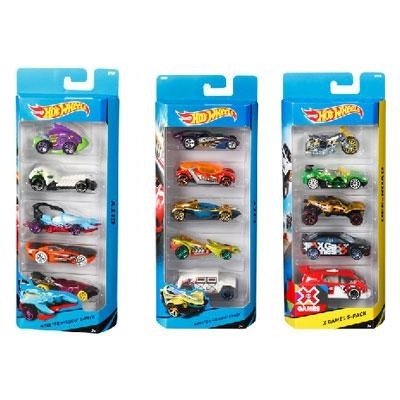 Mattel Pack 5 vehiculos H.weels (1806)
