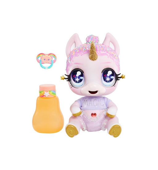 MGA Glitter Babyz Unicorn Doll Pink Rainbow Jewels Daydreamer (581550)